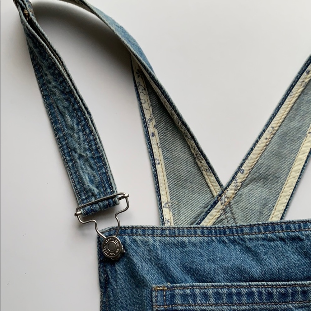 FREE PEOPLE 🦋 denim mini jumper - Picture 4 of 5